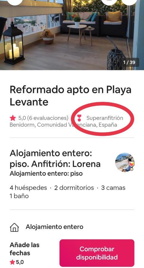 Playa Levante, Recien Reformado Benidorm Eksteriør bilde